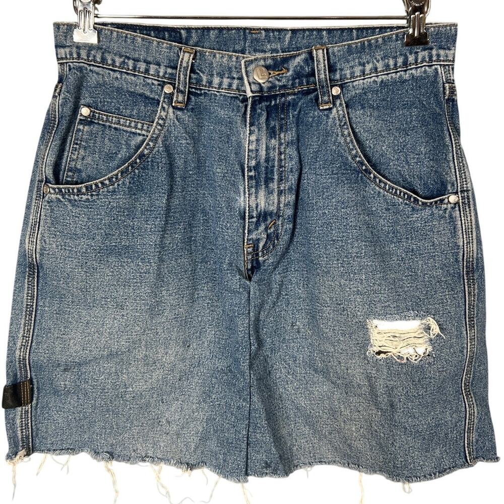 Levi's Silvertab Reworked Skirt Size 30 100% Cotton Denim